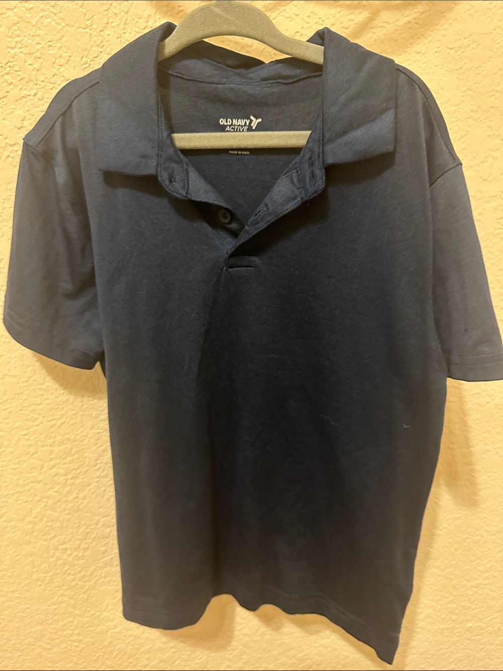 3/10$ Old Navy Navy Drifit Blue Kids Polo Shirt
